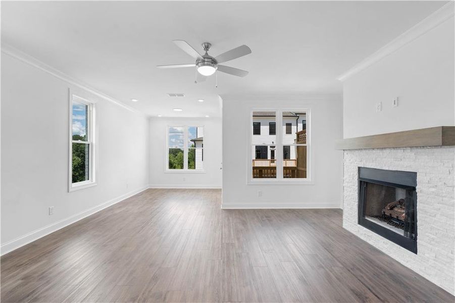 Spacious, unfurnished interior of a new home in Millcroft Townhomes, Buford (Image 26).