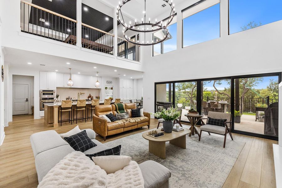 Furnished interior view inside a new home in , Belton (Image 6).
