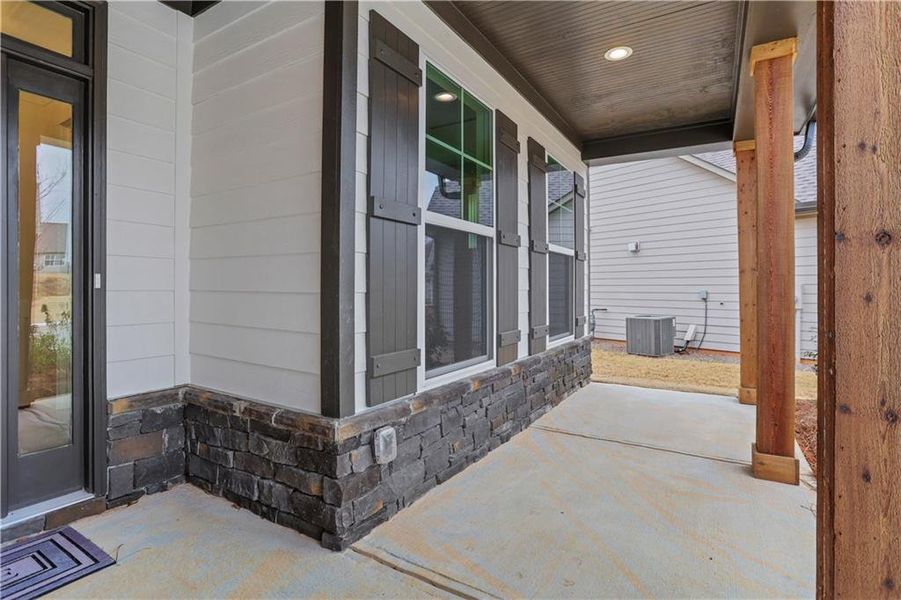 Exterior details and patio area of a home in , Loganville (Image 20).