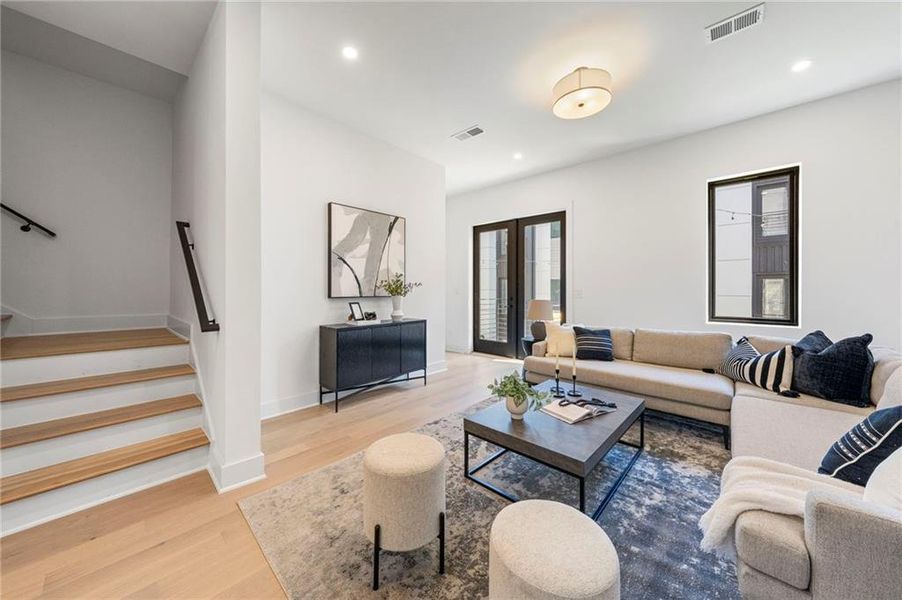 Furnished interior view inside a new home in , Atlanta (Image 17).