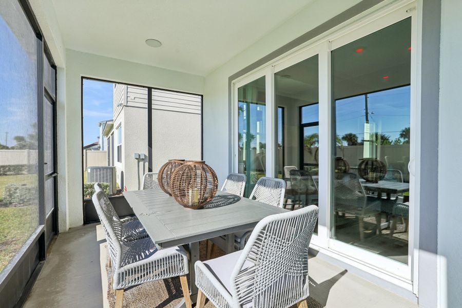 Representative exterior details of a home built from the Atlantis by Maronda Homes in The Vue, Satellite Beach (Image 4).