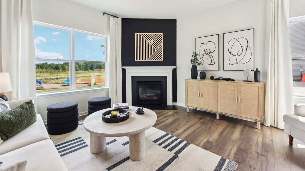 Furnished interior view inside a new home in Granite Falls, Lancaster (Image 4).