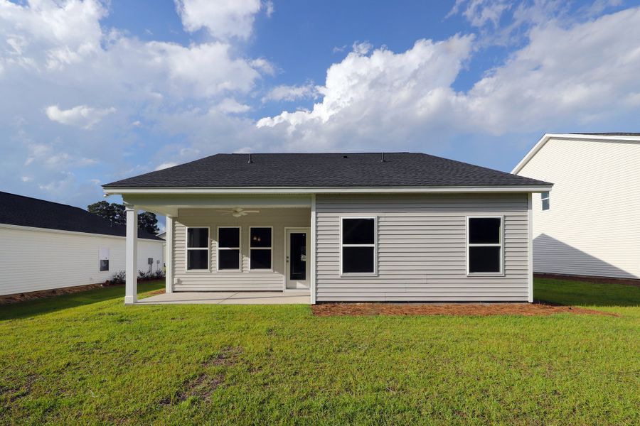 Exterior details and patio area of a home in Jordan Grove, Conway (Image 28).