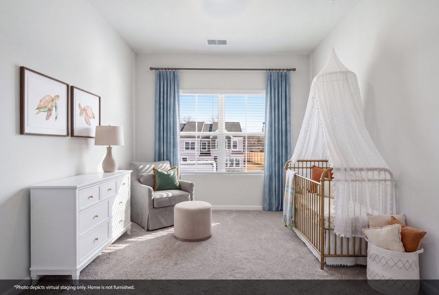 Furnished interior view inside a new home in Lakeview Village, Charlotte (Image 10).