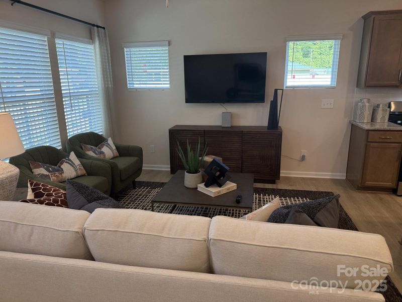 Furnished interior view inside a new home in Sloan Station, Charlotte (Image 5).