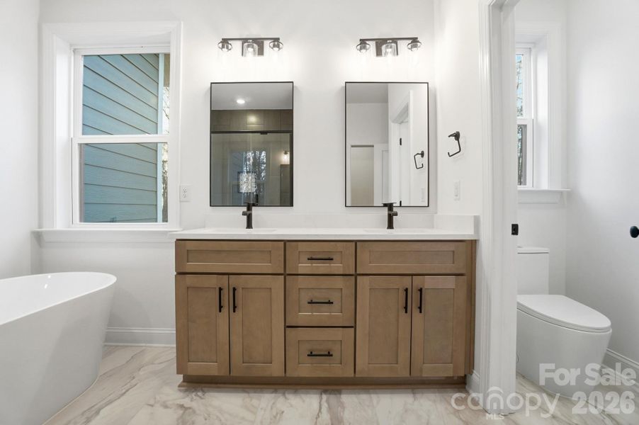 Furnished interior view inside a new home in , Crouse (Image 7).