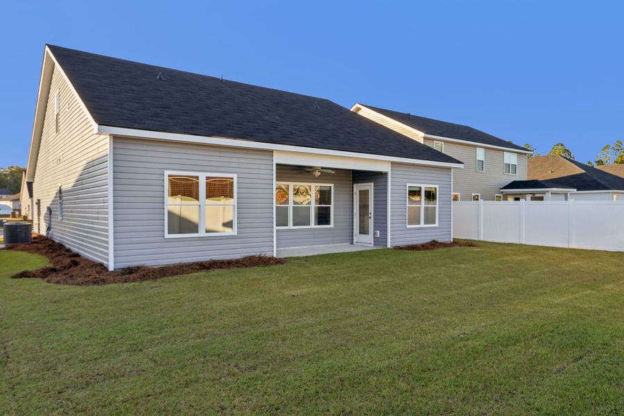 Exterior details and patio area of a home in Hayden Pointe, St. Marys (Image 23).