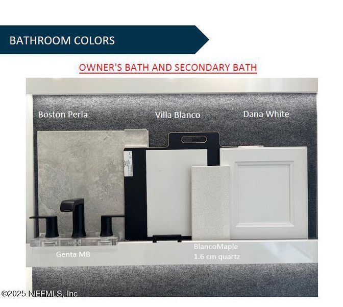 Sample of building materials used in homes in The Preserve at Bannon Lakes, St. Augustine (Image 10).