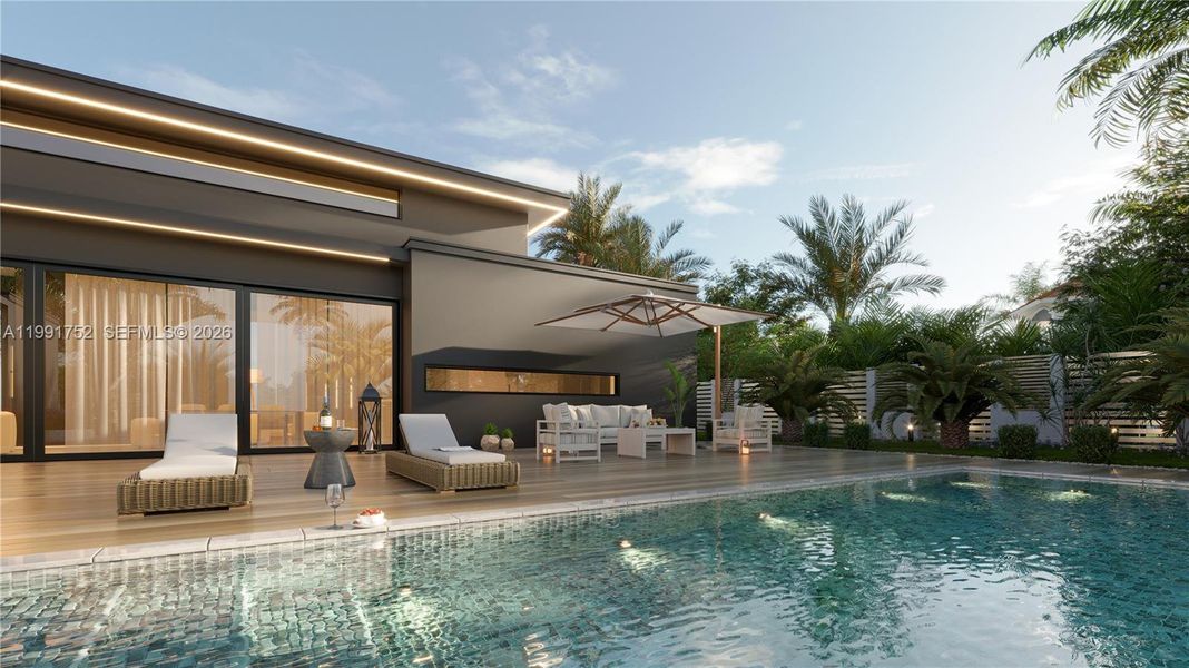 Exterior details and patio area of a home in , Palmetto Bay (Image 10).