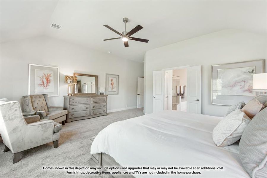 Furnished interior view inside a new home in Villages of Walnut Grove, Midlothian (Image 10).