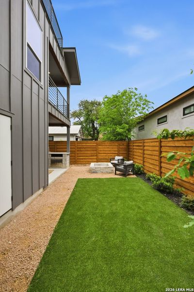 Exterior details and patio area of a home in , San Antonio (Image 25).