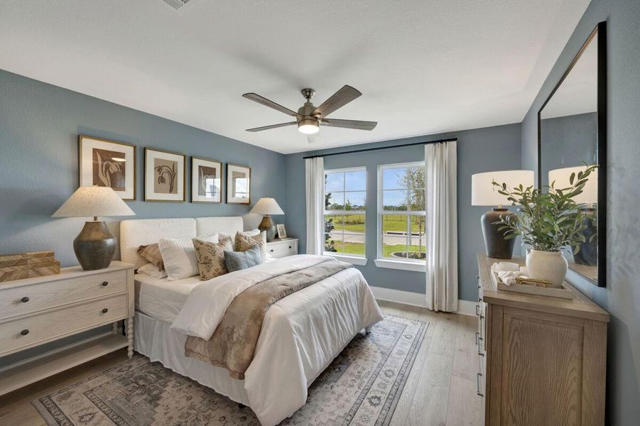 Furnished interior view inside a new home in Sorella, Tomball (Image 9).