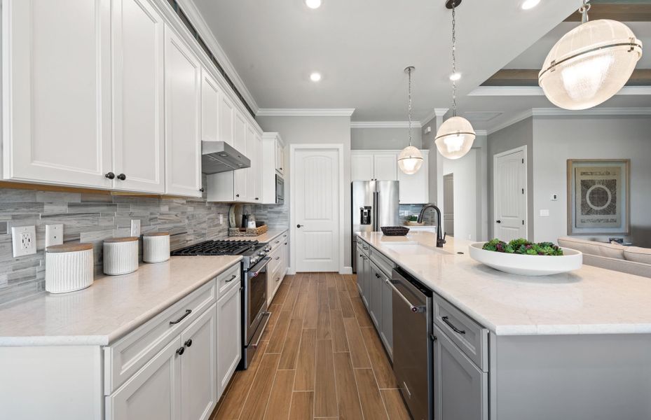 Representative furnished interior of a home built from the Prestige by DiVosta in Emerson Oaks, Vero Beach (Image 17).