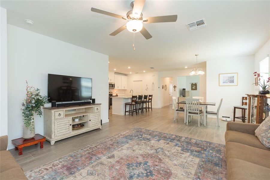 Furnished interior view inside a new home in , San Antonio (Image 6). Furnished interior view inside a new home in , San Antonio (Image 6).