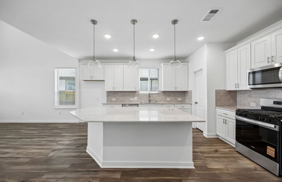 Furnished interior view inside a new home in Mavera, Conroe (Image 26).