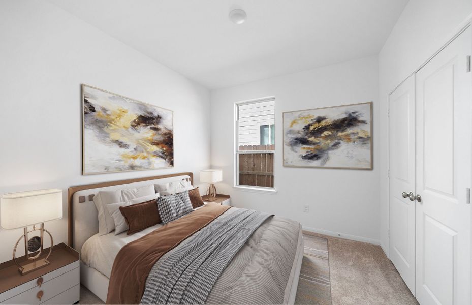 Representative furnished interior of a home built from the Adams by Centex in Pinara Pines, Conroe (Image 7).