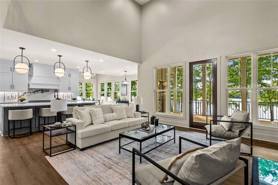 Furnished interior view inside a new home in , Greensboro (Image 11).