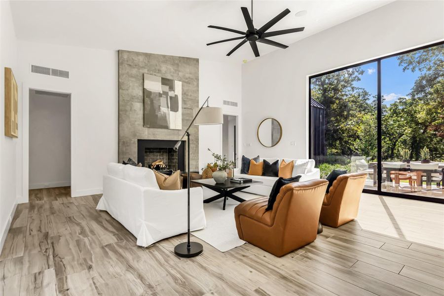 Furnished interior view inside a new home in , College Station (Image 40).