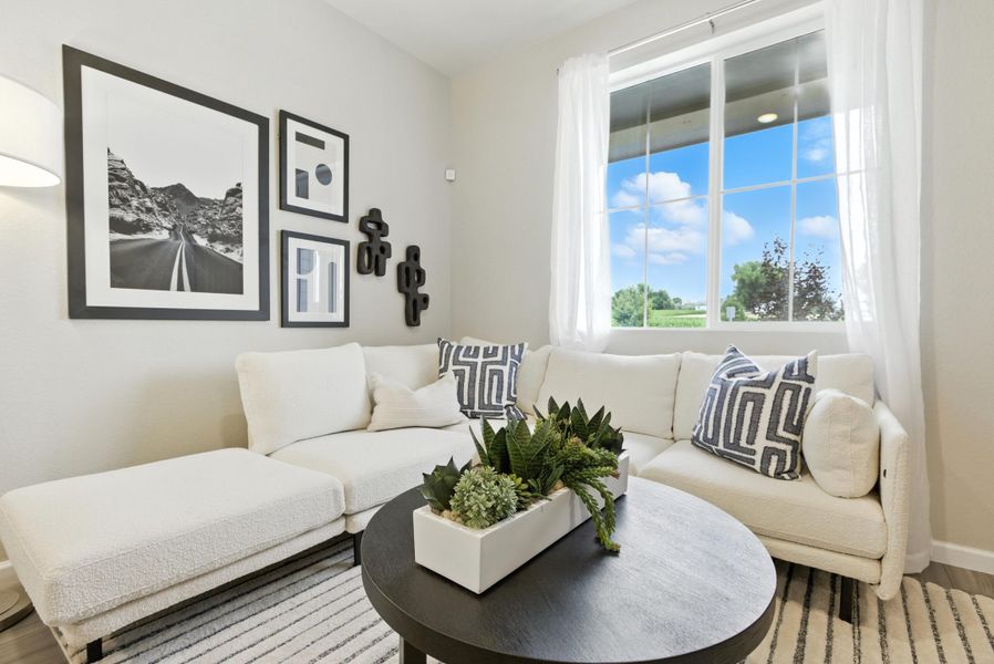 Representative furnished interior of a home built from the Denali by Landsea Homes in Pintail Commons at Johnstown Village, Johnstown (Image 12).