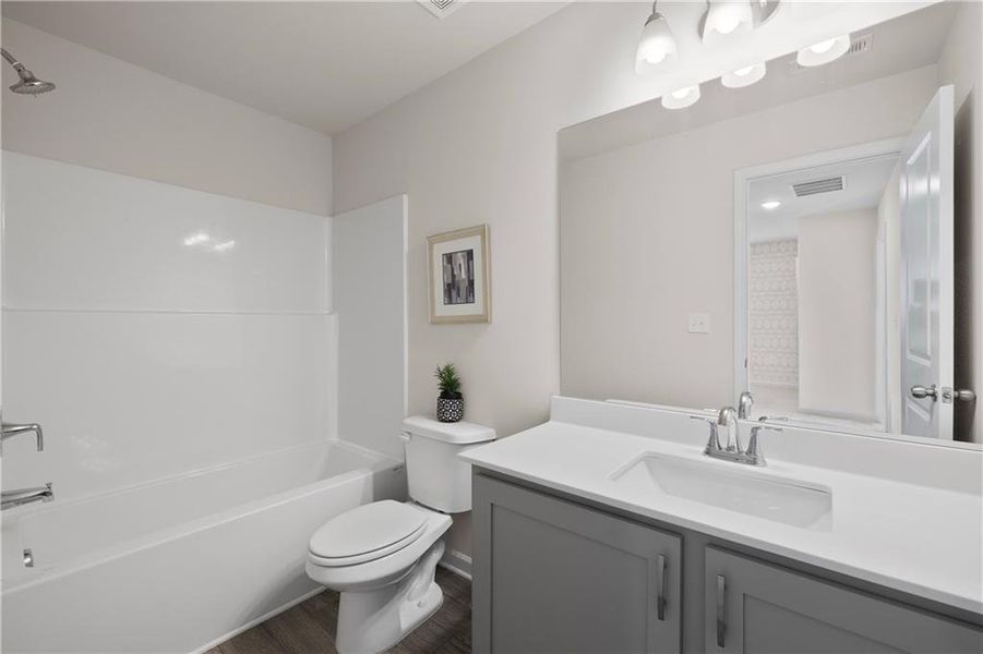 Furnished interior view inside a new home in Walden Park – The Retreat, Jonesboro (Image 26).