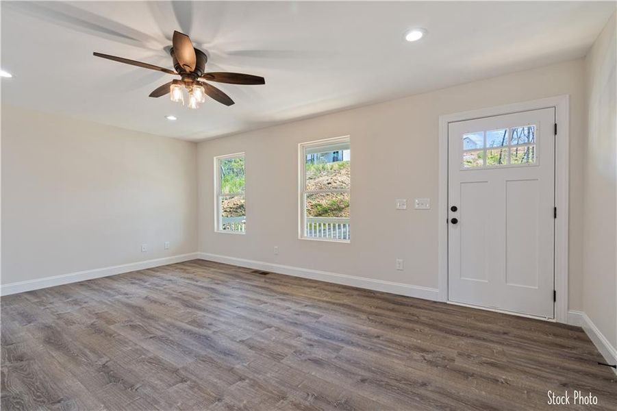 Spacious, unfurnished interior of a new home in , Dahlonega (Image 10). Spacious, unfurnished interior of a new home in , Dahlonega (Image 10).