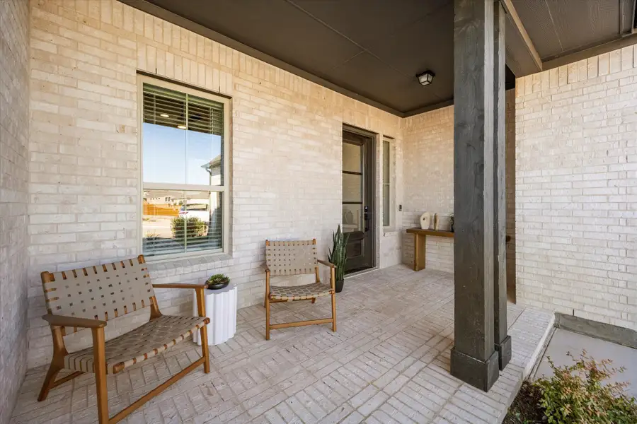 Representative exterior details of a home built from the McKinney by Windsor Homes in Anna Town Square, Anna (Image 3).