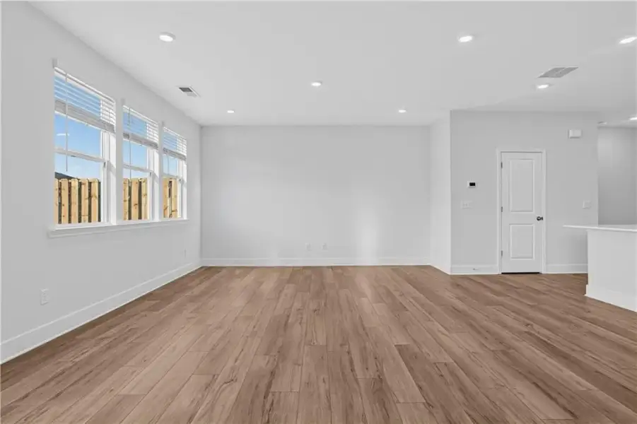 Spacious, unfurnished interior of a new home in Towns at Holly Springs, Holly Springs (Image 21).