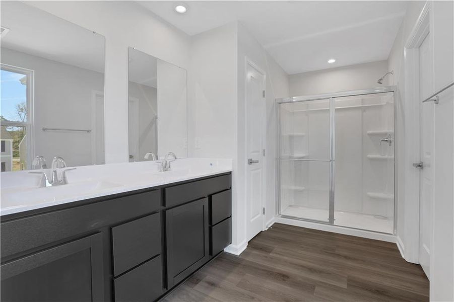 Furnished interior view inside a new home in Summertree, Stone Mountain (Image 7).