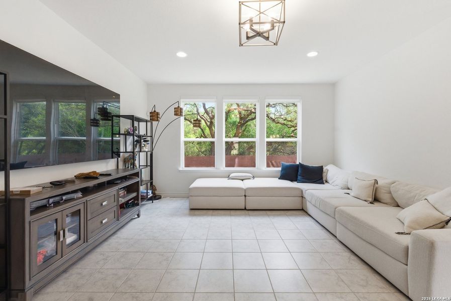 Furnished interior view inside a new home in Davis Ranch, San Antonio (Image 24).
