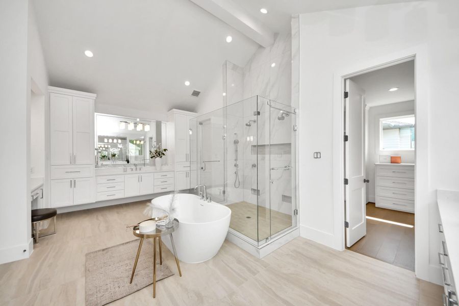 Furnished interior view inside a new home in , Houston (Image 38).