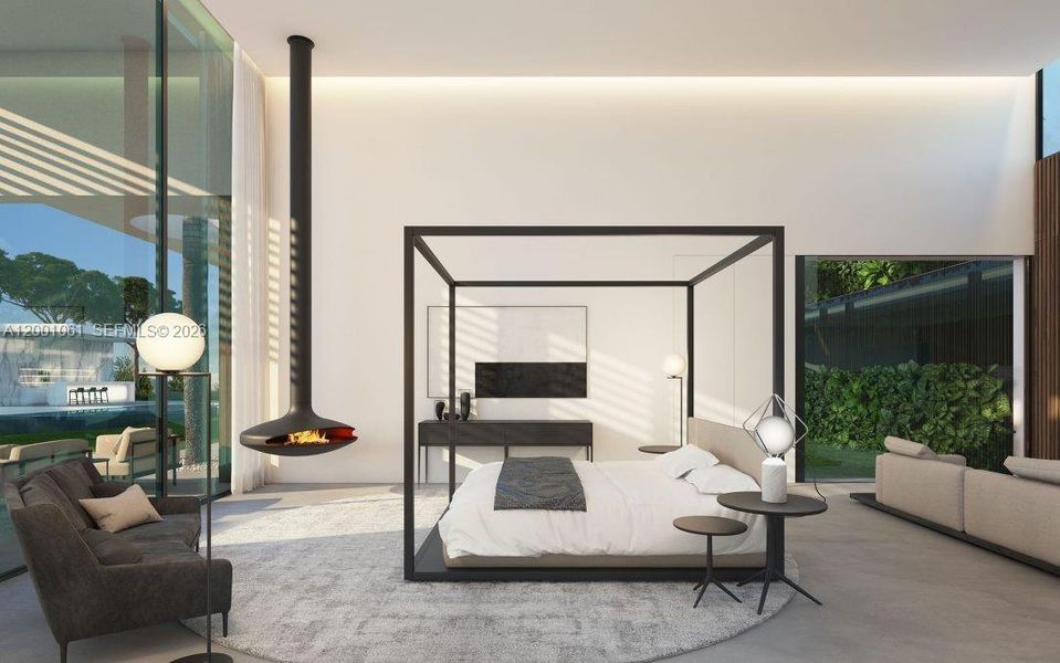 Furnished interior view inside a new home in , Southwest Ranches (Image 3).