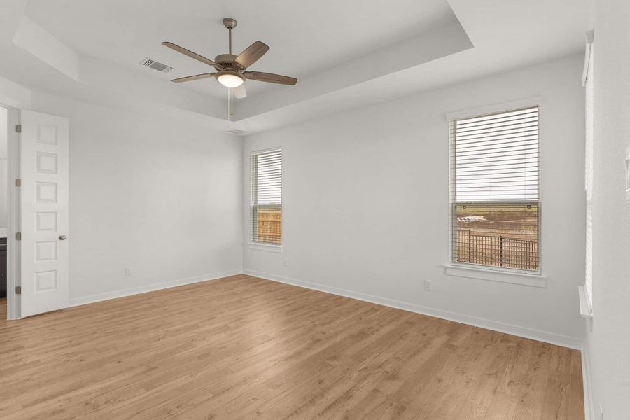 Spacious, unfurnished interior of a new home in The Grove at Blackhawk, Pflugerville (Image 14). Spacious, unfurnished interior of a new home in The Grove at Blackhawk, Pflugerville (Image 14).