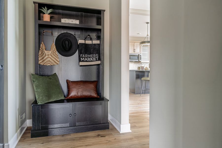 Representative furnished interior of a home built from the Blair by Fischer Homes in Leeland Farms, Fuquay Varina (Image 21).