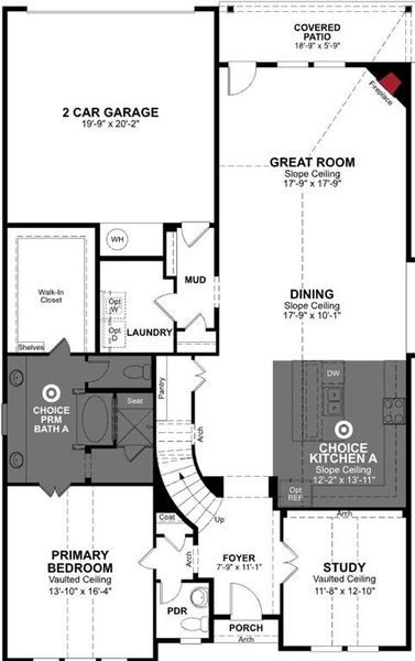 Beazer Homes Goodland Brighton plan