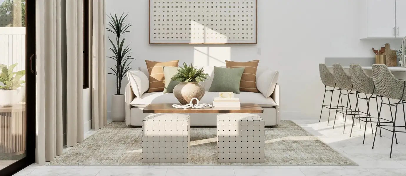 Representative furnished interior of a home built from the Lavender by Lennar in Mainstreet, Pompano Beach (Image 5).