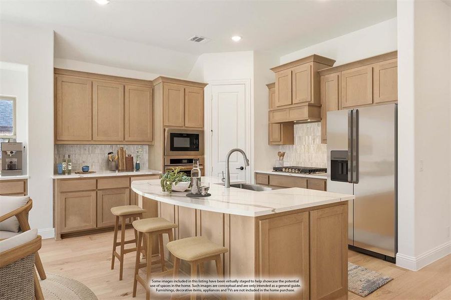 Furnished interior view inside a new home in Windsong Ranch, Prosper (Image 6).