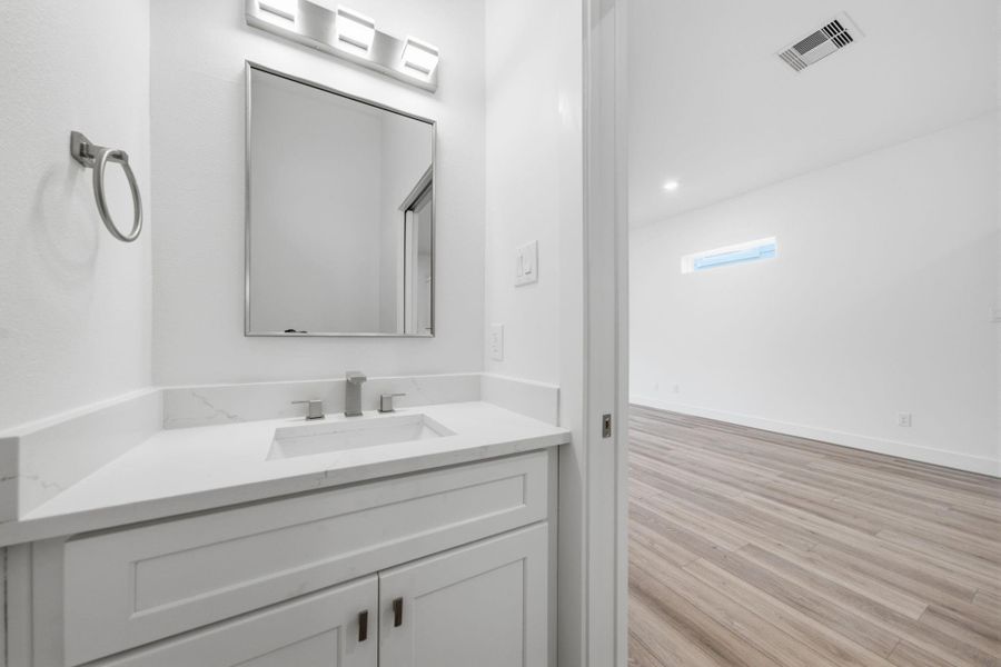 Furnished interior view inside a new home in , Houston (Image 8).