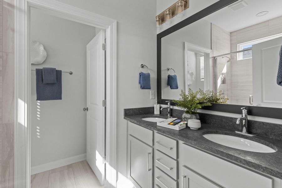 Representative furnished interior of a home built from the The Orchid by Chesapeake Homes in Coastal Club of the Carolinas, Calabash (Image 42).