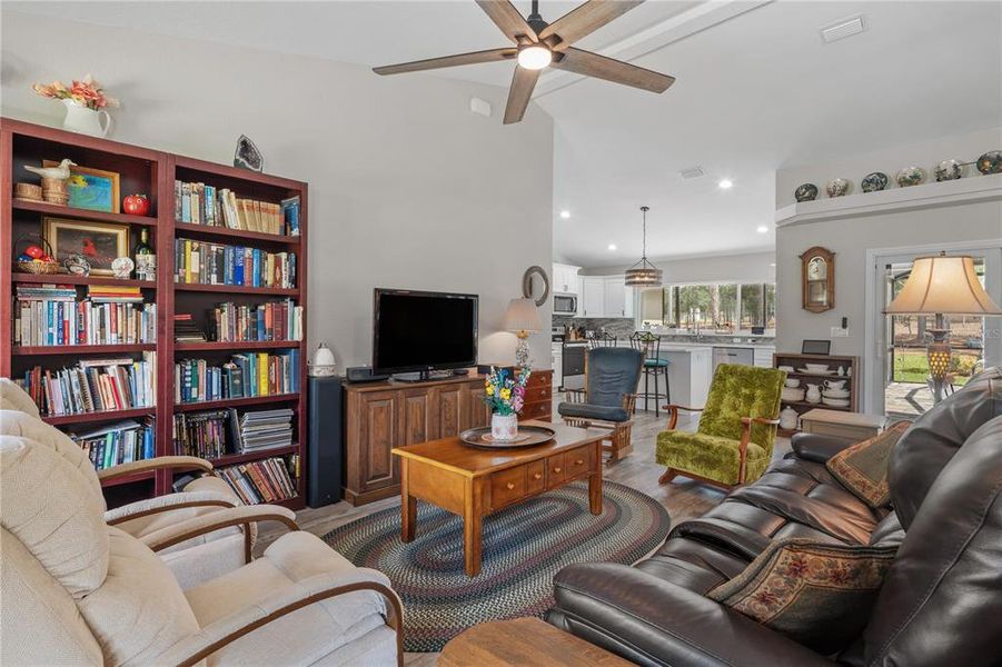 Furnished interior view inside a new home in , Dunnellon (Image 44).