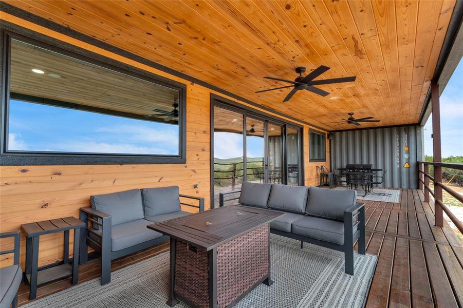 Furnished interior view inside a new home in , Breckenridge (Image 15).