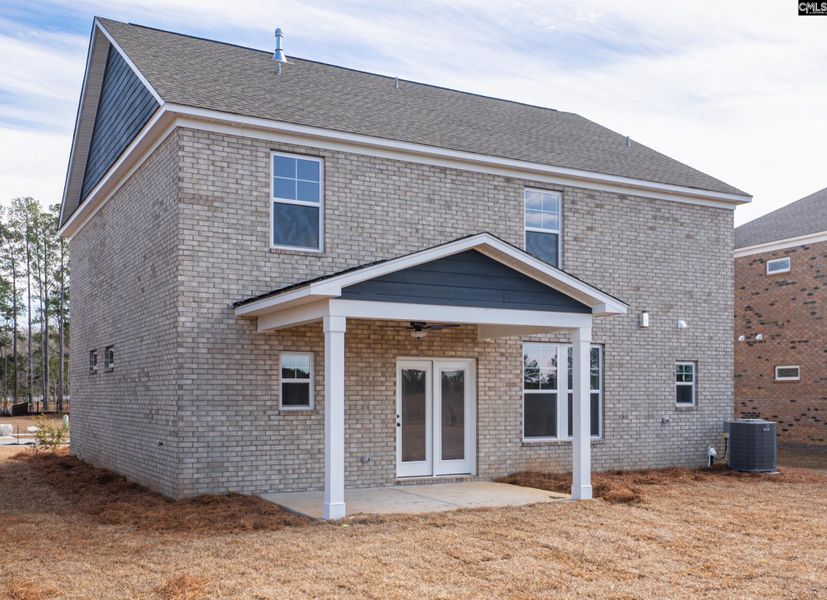 Exterior details and patio area of a home in Beach Forest, Sumter (Image 19).