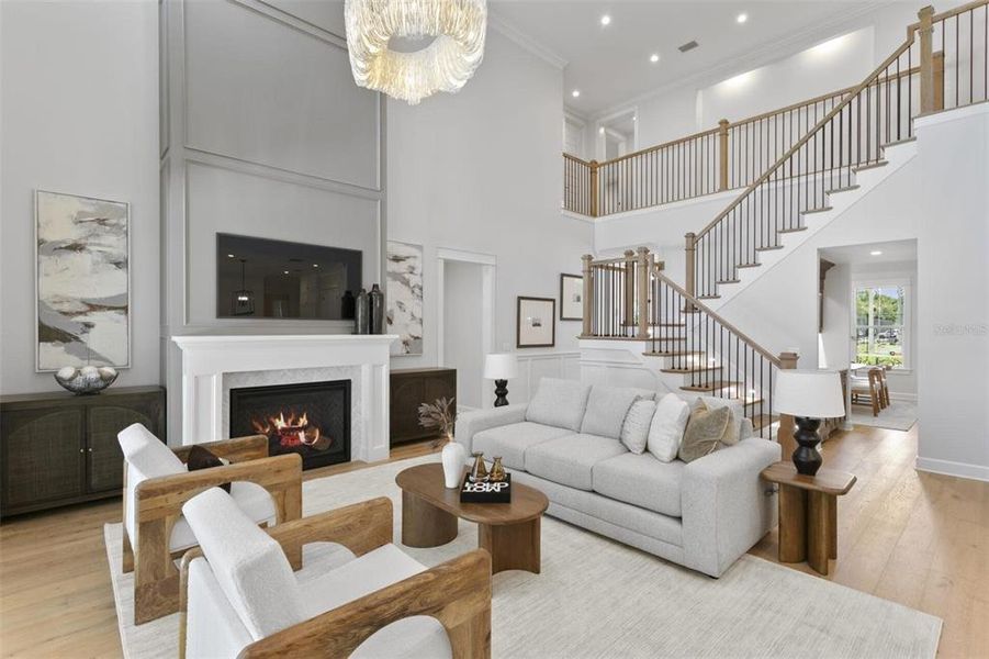 Furnished interior view inside a new home in , Tampa (Image 31).