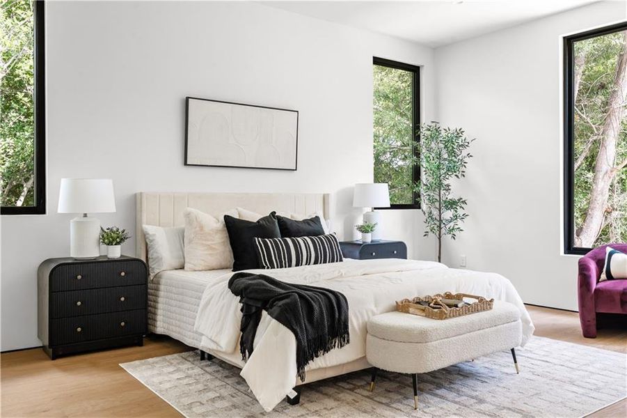 Furnished interior view inside a new home in , Decatur (Image 15).