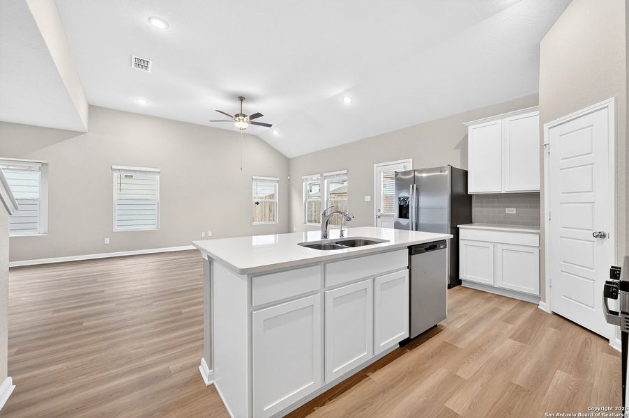 Furnished interior view inside a new home in Winding Brook, San Antonio (Image 13).
