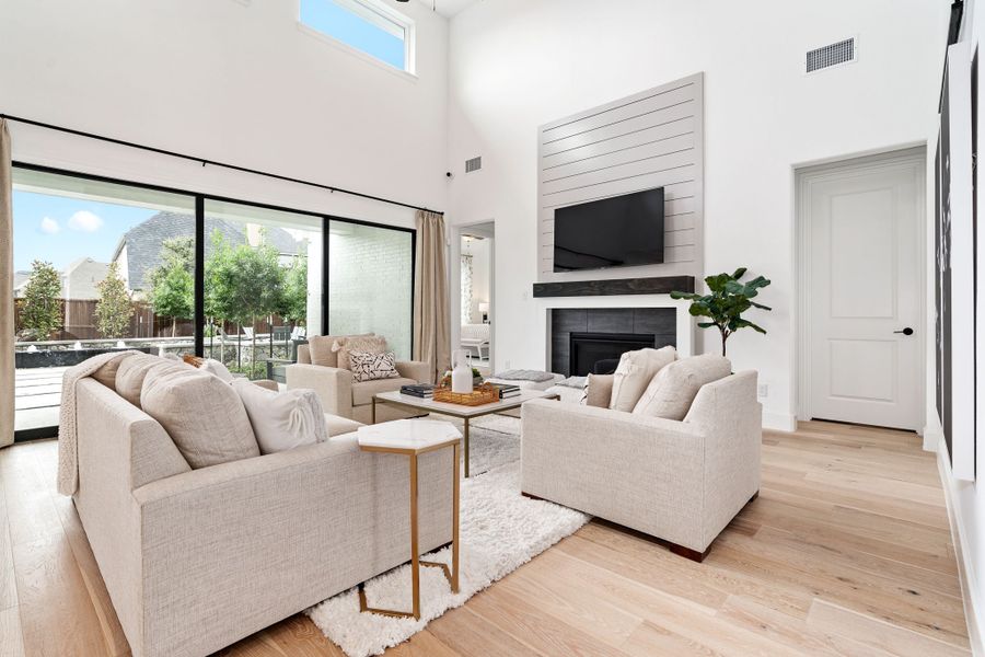 Plan 1639 Living Room Representative Photo by American Legend Homes