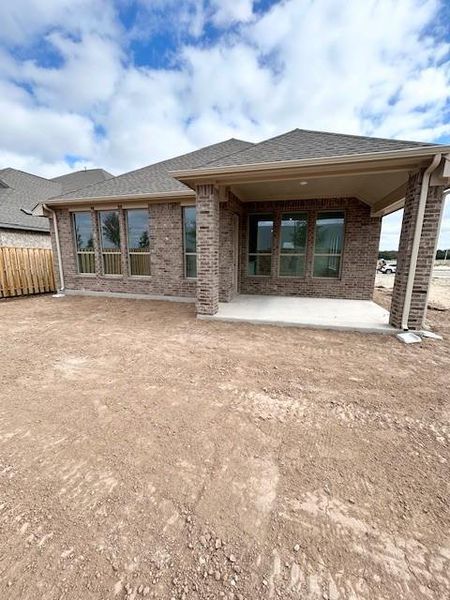 Rear of Home and Covered Patio