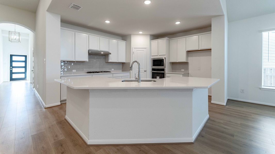 Furnished interior view inside a new home in Sunfield, Buda (Image 4).