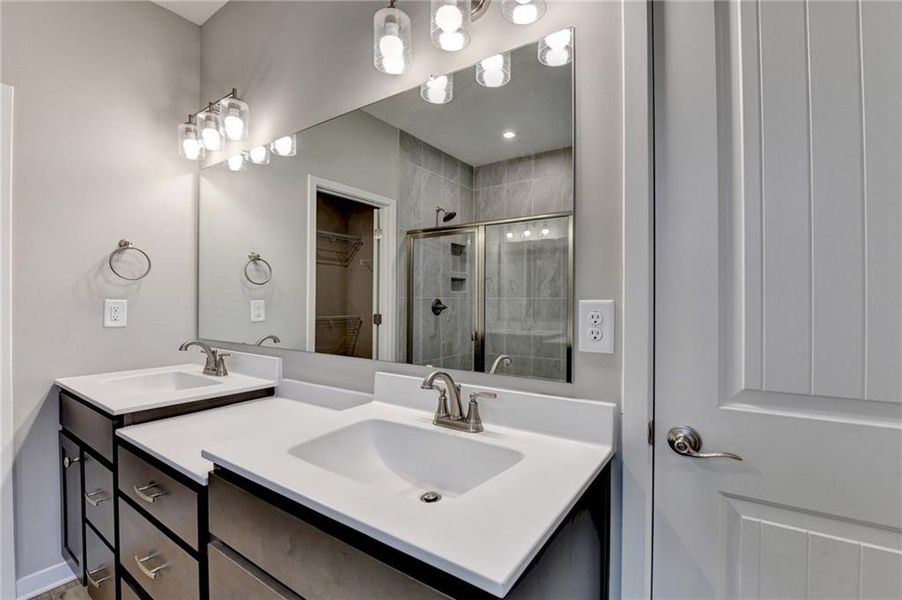 Furnished interior view inside a new home in The Reserve At Liberty Park, Braselton (Image 15).