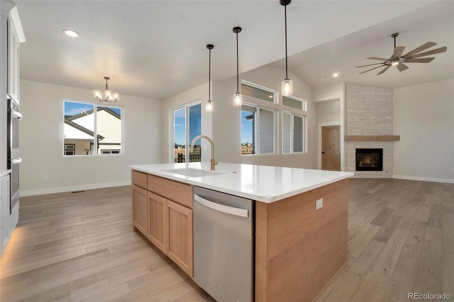 View to Living and Dining Area