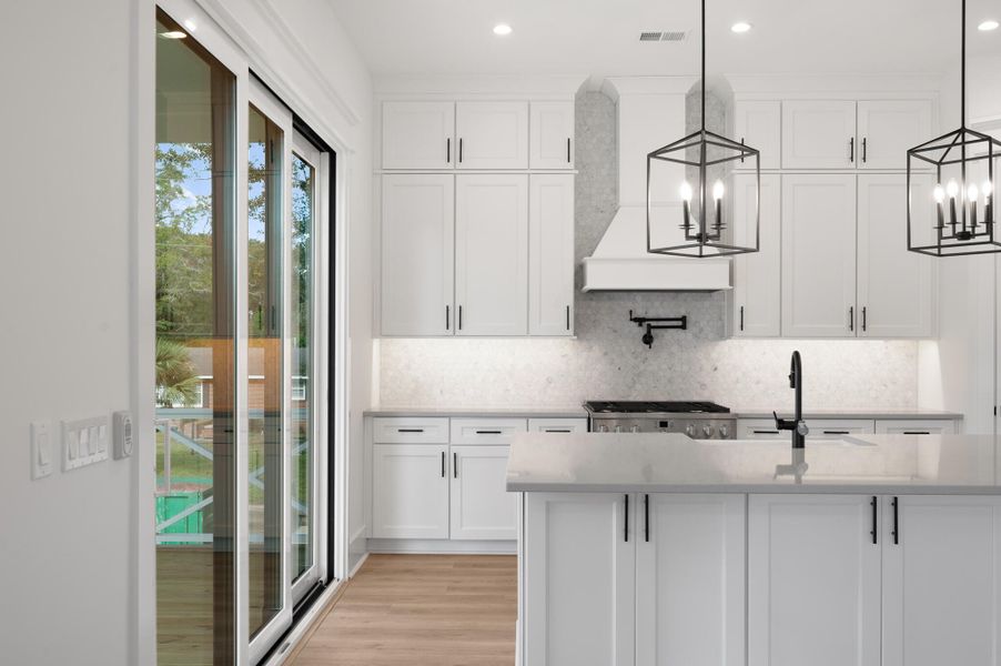 Furnished interior view inside a new home in , Charleston (Image 8).